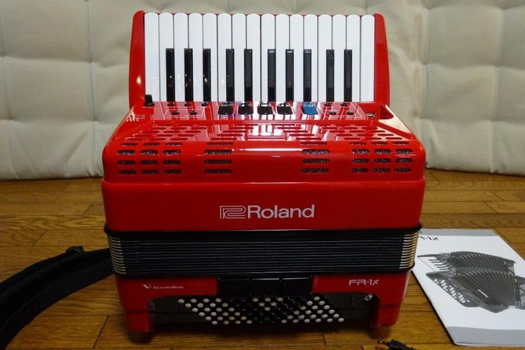 ROLAND FR-1x V-Accordion Red Digital Piano Keyboard | eBay