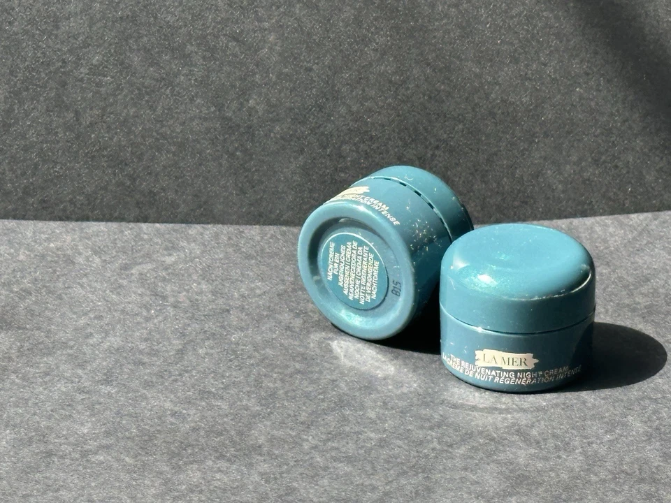 4 x La Mer The Rejuvenating Night Cream 0.12oz / 3.5ml Each Total 14ml New - Image 3 of 3