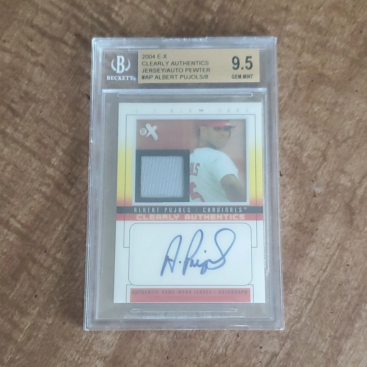 Fleer Albert Pujols Baseball Original Autographed Sports Trading