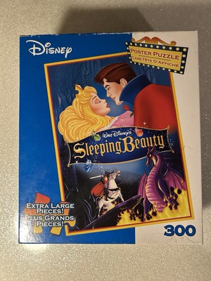 Mega Disney Sleeping Beauty 300 XL Pieces Movie Poster Jigsaw Puzzle COMPLETE