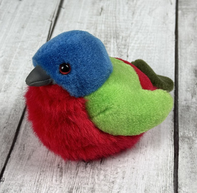 Audubon Bird Painted Bunting PLUSH Wild Republic - WORKING SOUND 0205