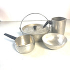 Vintage Assortment of Aluminum Pots & Pans Children Toys — photo 4