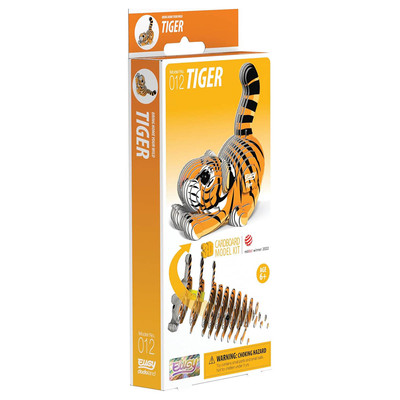 EUGY Tiger 3D Bastelmodell Kartonmodell Bausatz Kinder Kreativ Puzzle ab 6+