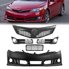 For 2012-2014 Toyota Camry Se Se Front Bumper Cover Grille Grill Sedan Sport