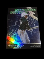 2022 Panini Prizm Draft Picks - Druw Jones #TH-DJ Thunderstruck Silver Prizm