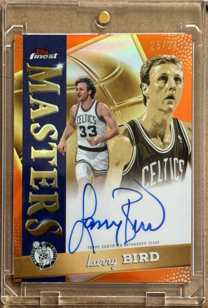 Larry Bird Auto /25 2025/26 Topps Finest Masters Autograph