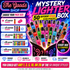 Mystery Box  Genuine Clipper Lighters 50 Random Colours -Refillable Windproof UK