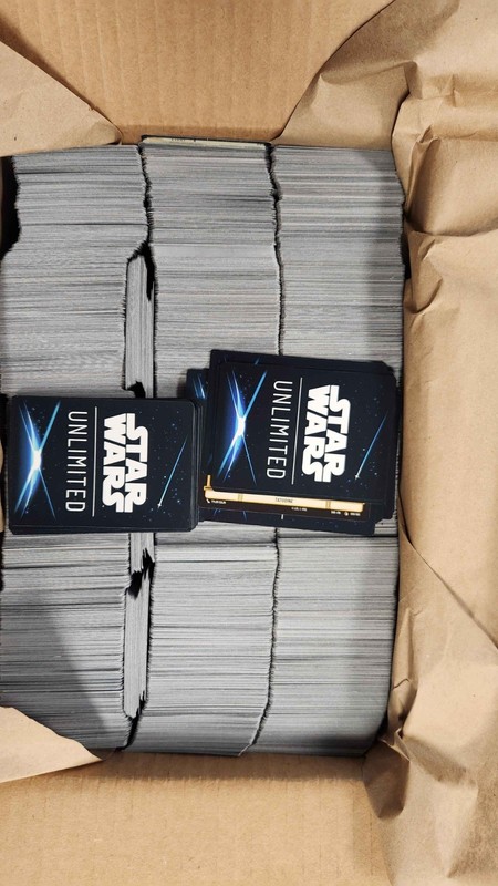 STAR WARS LARGE 2000+ BULK CARD COLLECTION RARES! UNCOMMONS! COMMONS! GREAT LOT