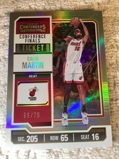 2023-24 Panini Contenders Conference Finals Ticket /75 Caleb Martin #94 Heat