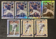 2025 Topps Chrome Max Scherzer (7) Refractor Lot Raywave Sepia X-fractor Glitter