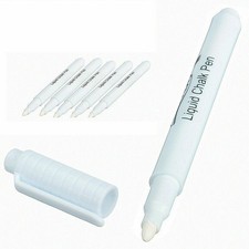 White Liquid Chalk Pen/Marker For Glass Windows Chalkboard  US NEW W3Z9