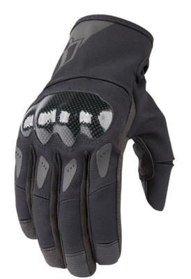 ICON STORMHAWK MOTORCYCLE GLOVES 3-SEASON WATERPROOF KNUCKLES MEN'S X-LARGE