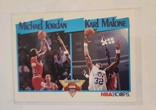 1991-92 NBA Hoops - League Leaders Michael Jordan, Karl Malone #306