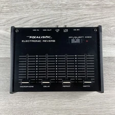 Electronic Reverb Realistic 32-1110A- Unit Only  No Power Cable