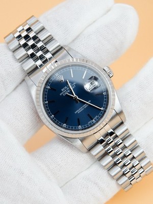 Rolex Datejust 36mm Ref. 16220 Jubilee Blue Dial 2005