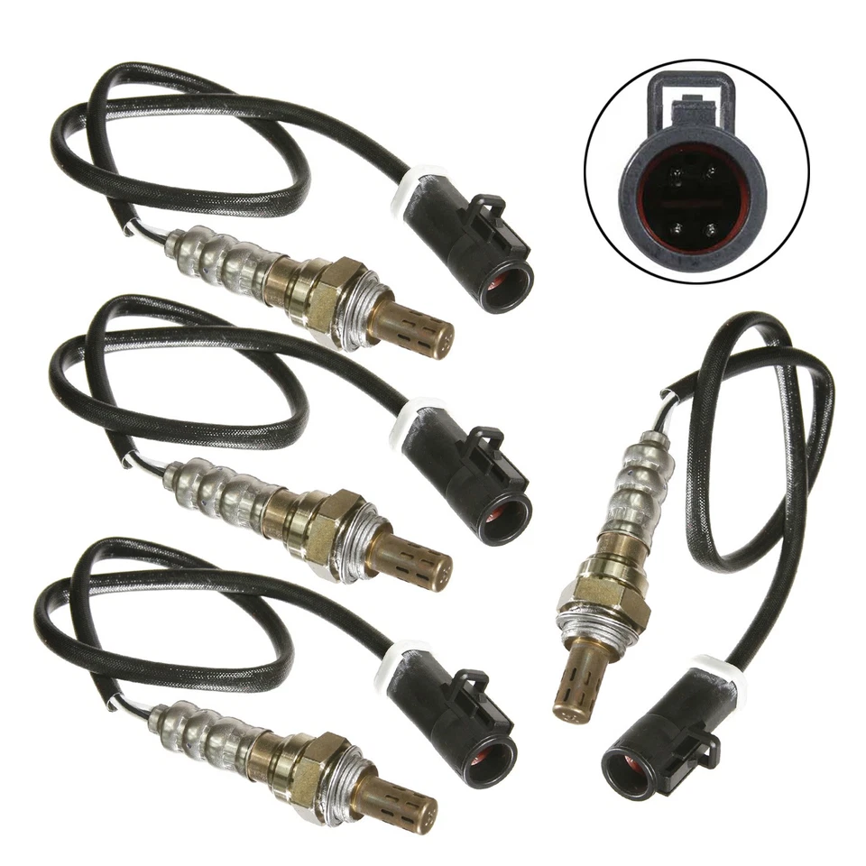 Sensor de oxígeno aguas arriba y aguas abajo 4 piezas para Ford Taurus Mercury Sable 1996-1999 Foto 2 de 4