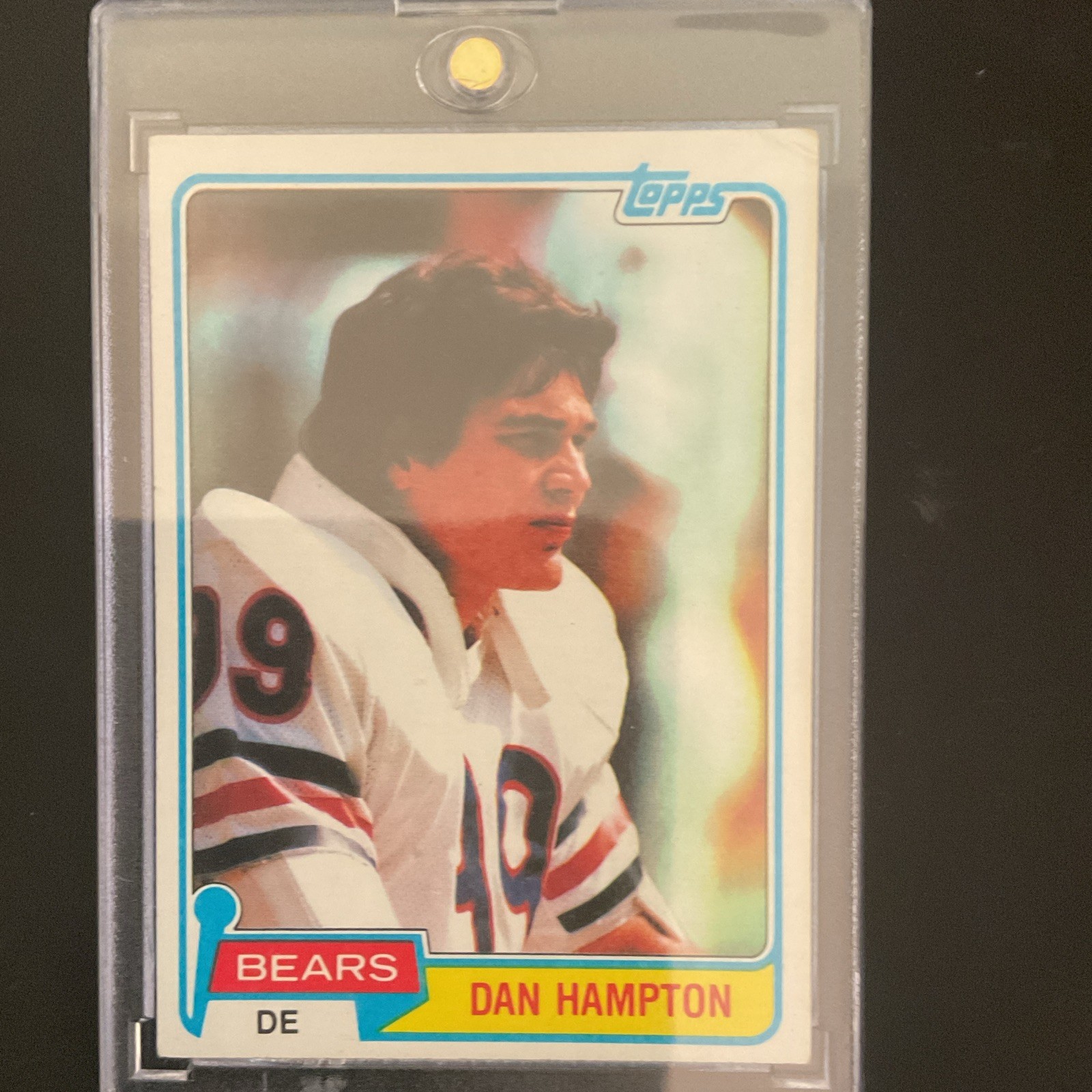 Topps 1981 Dan Hampton Base Set #316 Chicago Bears NFL Football Card