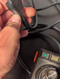 Atari 5200 Wired Joystick Controllers - Lot of 2 UNTESTED - See Video