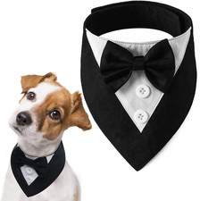 Dog Tuxedo for Large Dogs,Dog Formal Suit Dogs Attire Pet Bow Tie Puppy Party Co