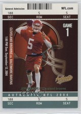 2004 Fleer Authentix General Admissions Green 28/100 Jeff Garcia #74 1u6