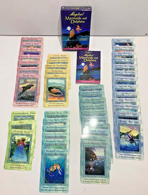 Doreen Virtue Magical Meerjungfrauen & Delfine Orakelkarten & Ratgeber 100% komplett
