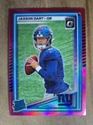 2025 Donruss - Rated Rookie Jaxson Dart #400 Optic Preview Pink Prizm (RC)