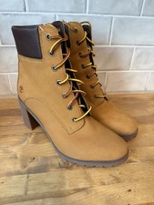 TIMBERLAND Boot Allington Lace-Up Bootie Wheat Tan NUBUCK Size 9 NWOB A52