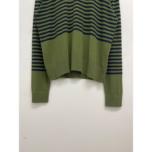 Jack Spade Border Stripe Cotton Crew Neck Preppy Classic Sweater - Large - Picture 7 of 11