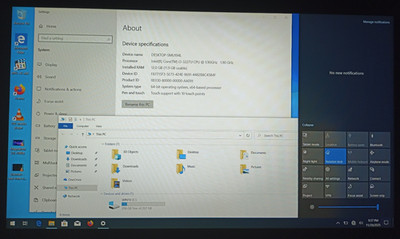 Dell XPS 18 AIO Tablet i3/12GB Ram/256Gb SSD/Windows 10 Pro/New batt