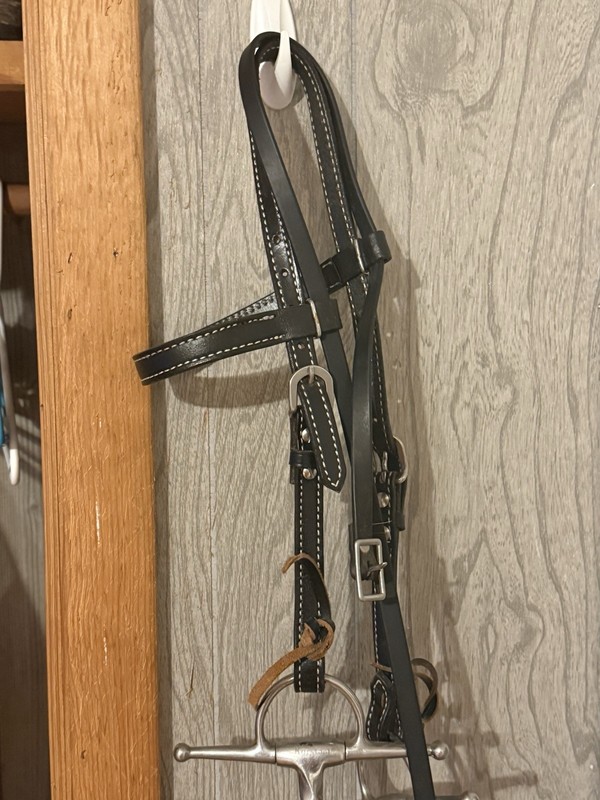 Western Headstall for Pony Leather Horse Tack With Bit