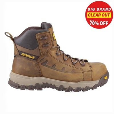 Caterpillar Threshold Rebound Herren Arbeit Knöchel Wasserfest Sicherheitsschuhe