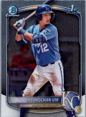 Hyungchan Um 2025 Bowman Chrome Prospects - 1st Bowman #BCP-119 Royals