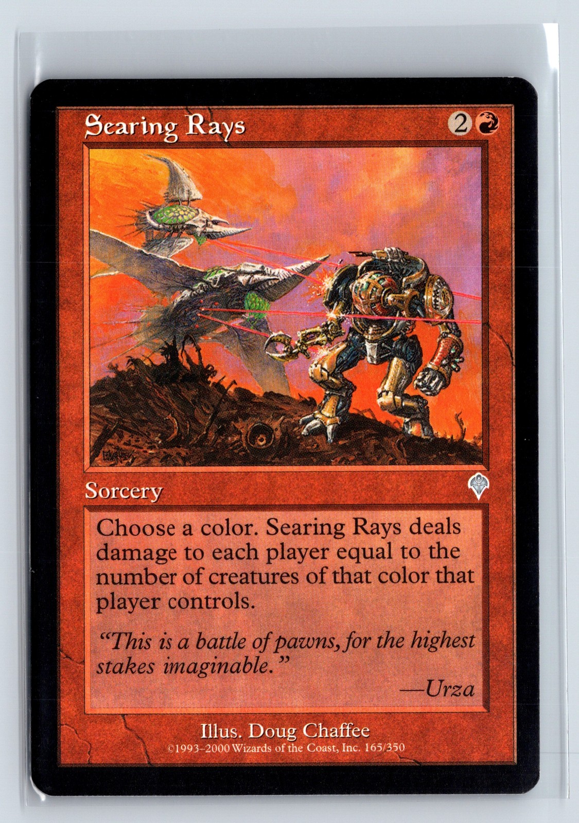 SEARING RAYS (4x) Playset – Invasion – Uncommon MTG Magic the Gathering