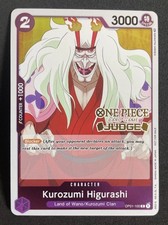 Kurozumi Higurashi Judge One Piece Promotion Card OP01-100