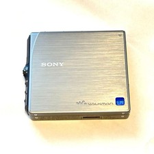 SONY MZ-NH3D Hi-MD Minidisc Walkman Player Silver JUNK For Parts Repair Japan