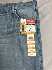 Wrangler Five Star Heritage Relaxed Fit Jeans Men  s 42x30 Blue Denim NWT