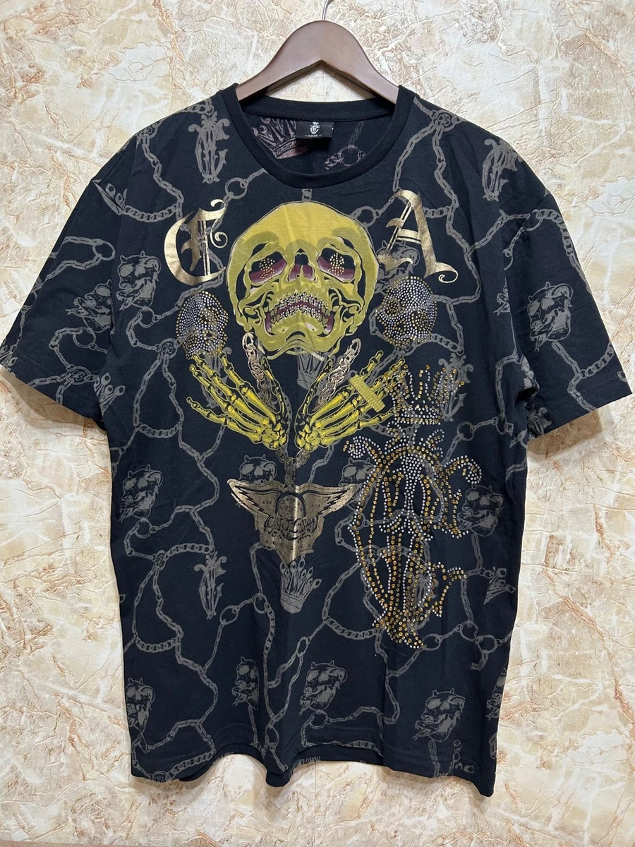 Christian Audigier Skull T-Shirts for Men for sale | eBay
