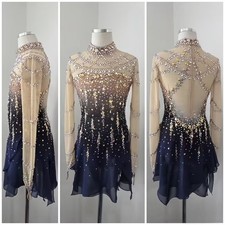 Ice skating dress Figure skating dress Skating dress dance dress