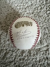 Kevin Youkilis Signed 2007 Official World Series Ball Red Sox MLB COA  