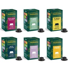192 Capsules, Thé Et Tisane Bio Sandemetrio Compatibles Lavazza a Modo Mio Choix