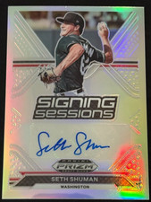 Seth Shuman 2021 Panini Prizm Draft Picks Signing Session Auto Silver Prizm