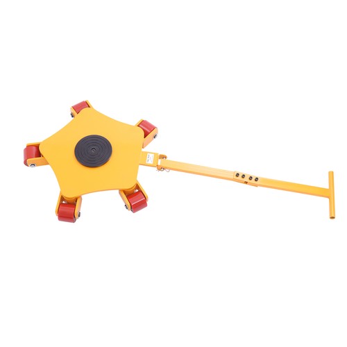 8818lb Machinery Mover Dolly w/ Handle 360 Swivel PU Wheel Heavy Duty Industrial - Afbeelding 6 van 11