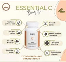MCC PRIME LIFESTYLE ESSENTIAL C 60Capsules Organic Herbal