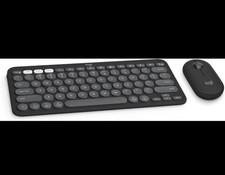 Logitech Pebble 2 Combo for Mac Bluetooth Wireless Keyboard  Mouse Slim Black