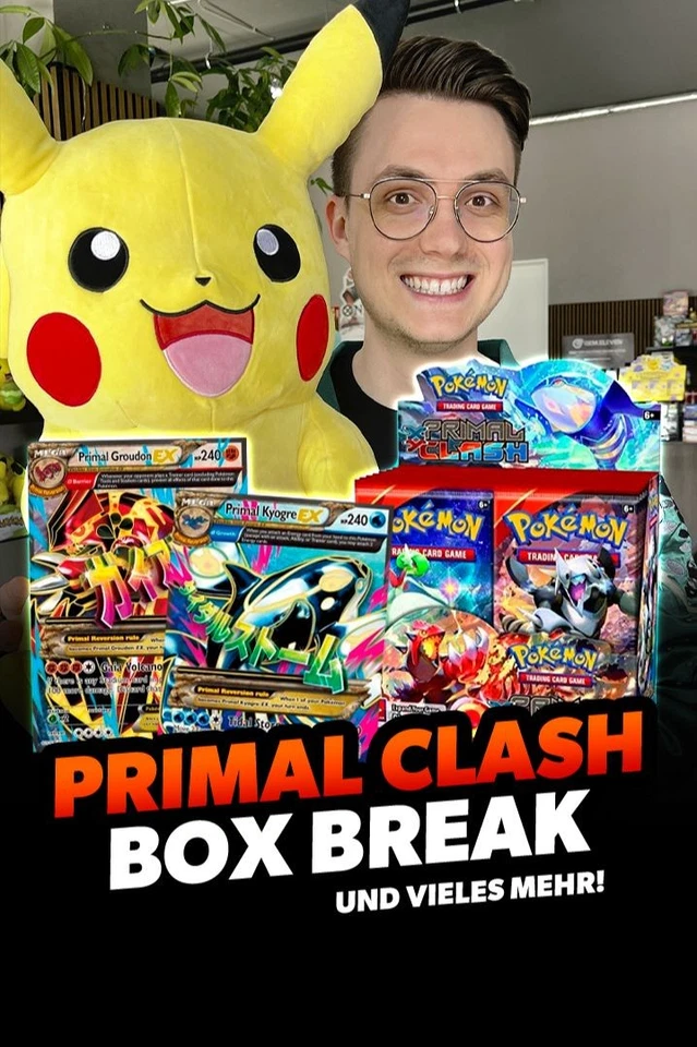 PRIMAL CLASH BREAK! Pokemon Auktionen ab 1€! Booster Breaks & viel mehr!