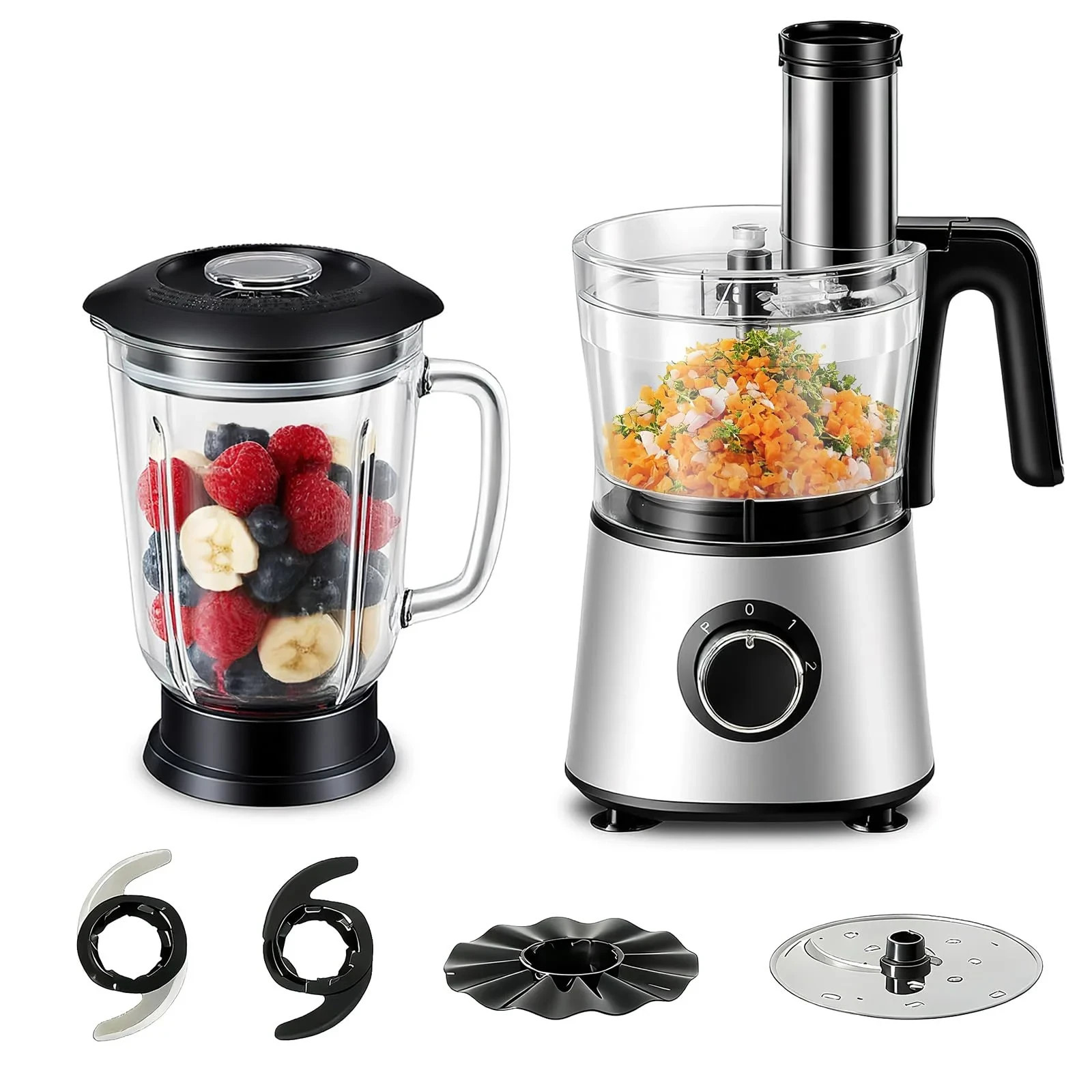 Food Processor and Blender Combo