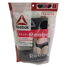 Reebok Performance Training Seamless 4-Pack Hipster Panties   Size Large NEW 