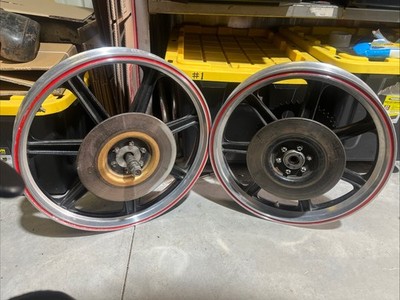 Triumph Boneville  Front And Rear wheel Lester