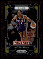 2024 Panini Prizm Monopoly WNBA #30 Aari McDonald Dice Prizms