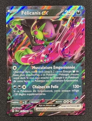 Pokemon Karte: Felicanis Ex Ultra Rare 2024 Nebelfabel 036/064 NM  